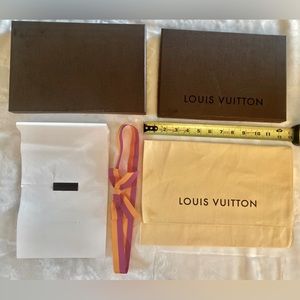 Louis Vuitton Authentic original BOX,cover,tissue with LV sticker
